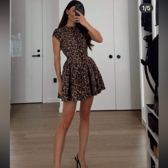Miss Circle Leopard dress - Picture 4 of 11